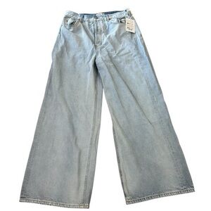 Etica Ethically Made Marley Ultra High Rise Baggy Jeans in Seaford Sz 32 NWT
